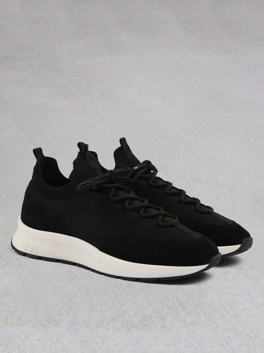 KNIT-1 RACER - BLACK/ WHITE
