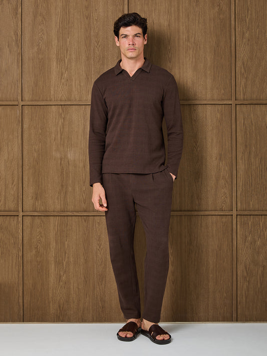 DUNE RESORT TROUSER - DARK CHOCOLATE