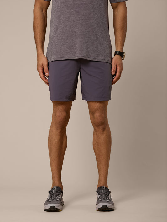 STRATA CORE SHORT - DARK LAVENDER