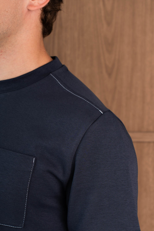 AYON POCKET T-SHIRT - MIDNIGHT