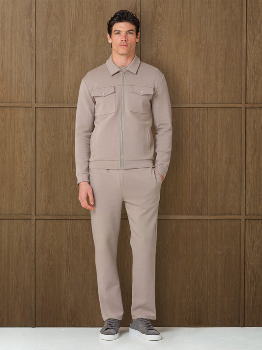 VERTU INTERLOCK PANT - MIST HEATHER