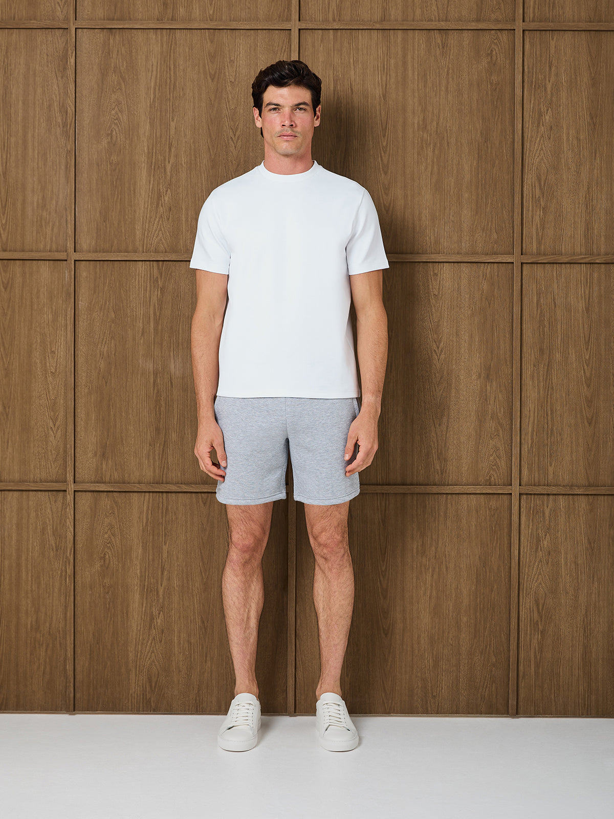 MONO SHORT - HEATHERGREY