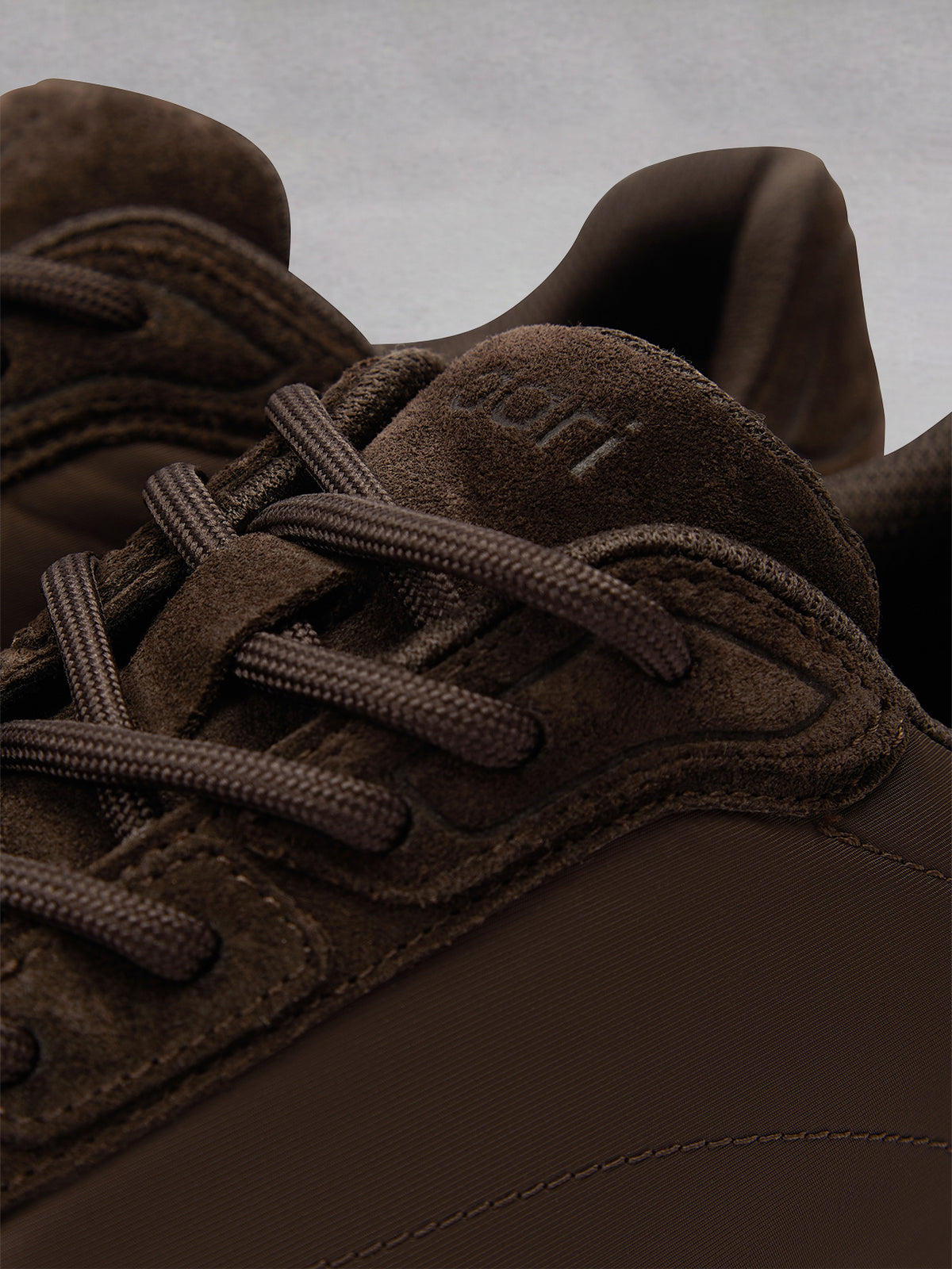 LUX-1 RACER  - DARK CHOCOLATE/WHITE