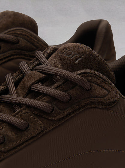 LUX-1 RACER  - DARK CHOCOLATE/WHITE