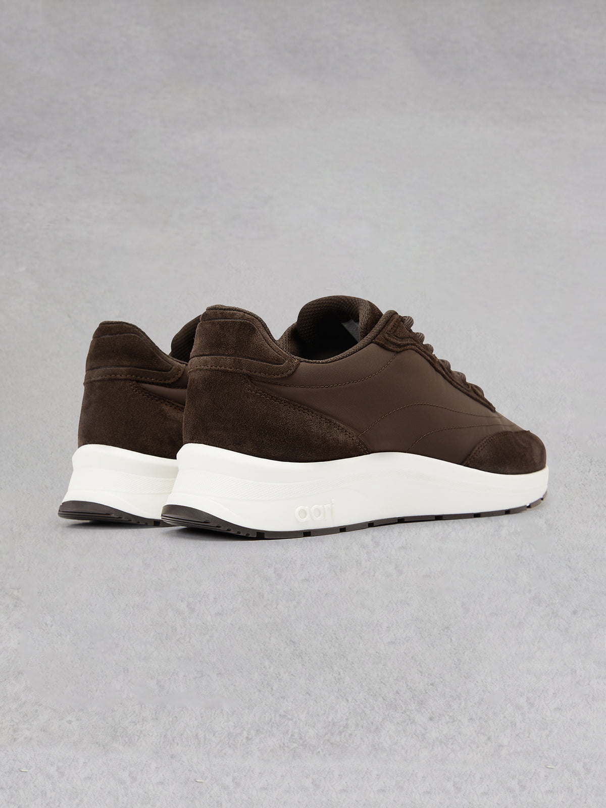 LUX-1 RACER  - DARK CHOCOLATE/WHITE