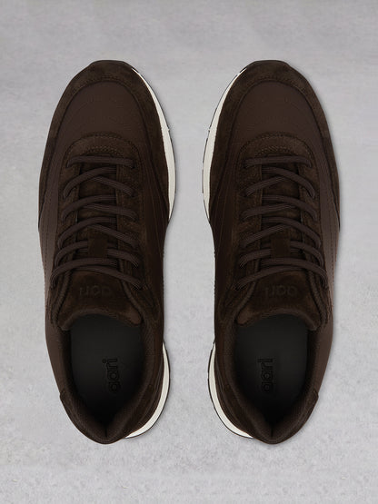 LUX-1 RACER  - DARK CHOCOLATE/WHITE