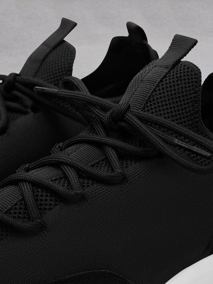 KNIT-1 RACER - BLACK/ WHITE