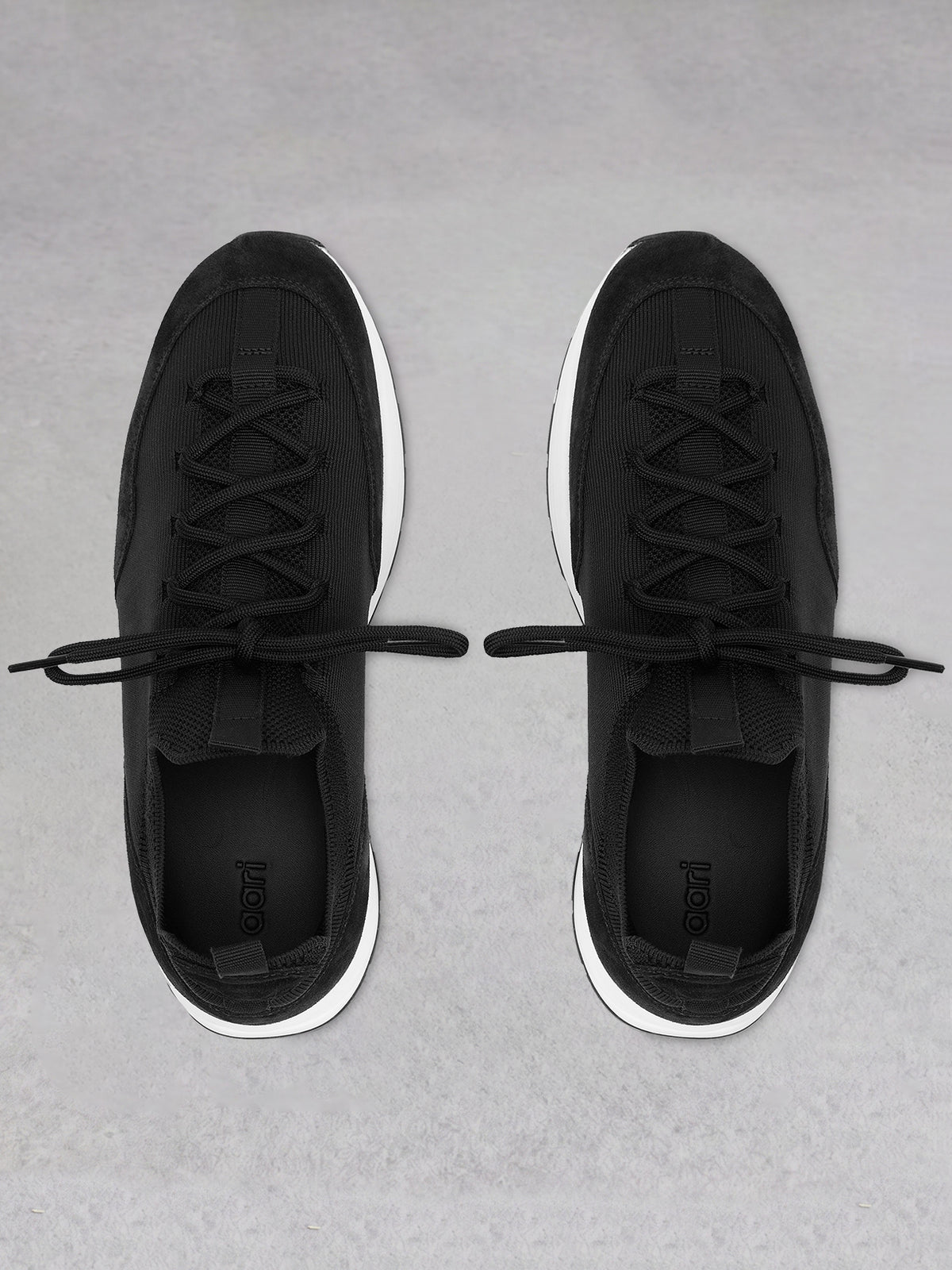 KNIT-1 RACER - BLACK/ WHITE