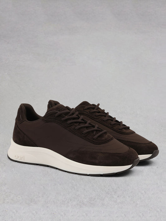 LUX-1 RACER  - DARK CHOCOLATE/WHITE