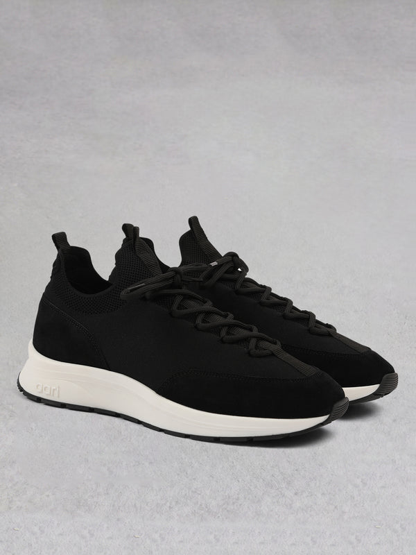 KNIT-1 RACER - BLACK/ WHITE