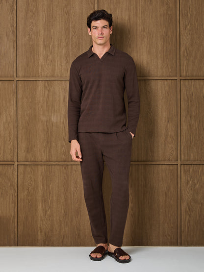 DUNE RESORT TROUSER - DARK CHOCOLATE
