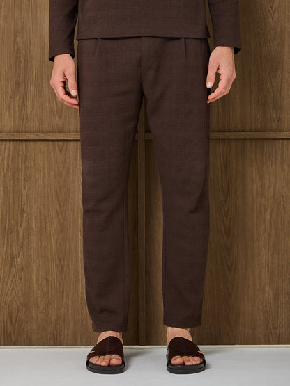 DUNE RESORT TROUSER - DARK CHOCOLATE