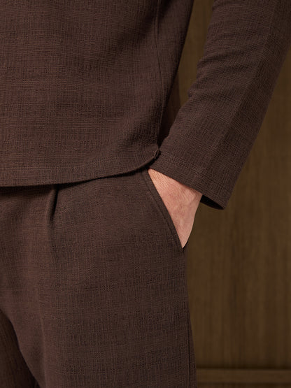 DUNE RESORT TROUSER - DARK CHOCOLATE