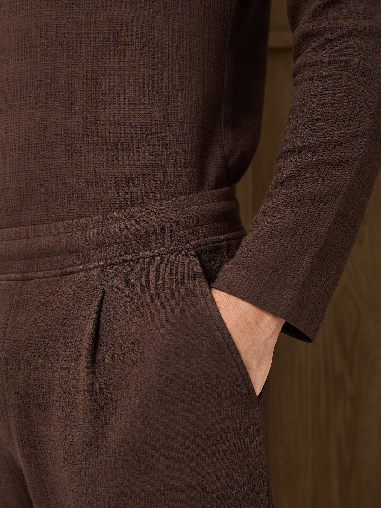 DUNE RESORT TROUSER - DARK CHOCOLATE