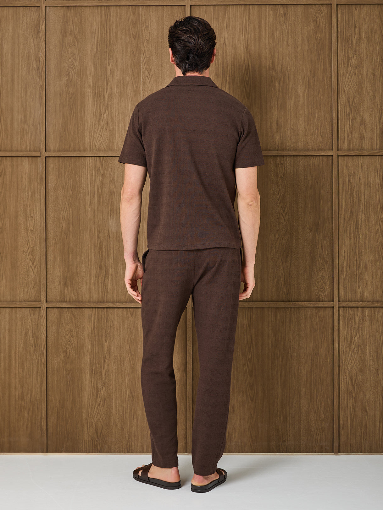 DUNE RESORT SHIRT - DARK CHOCOLATE