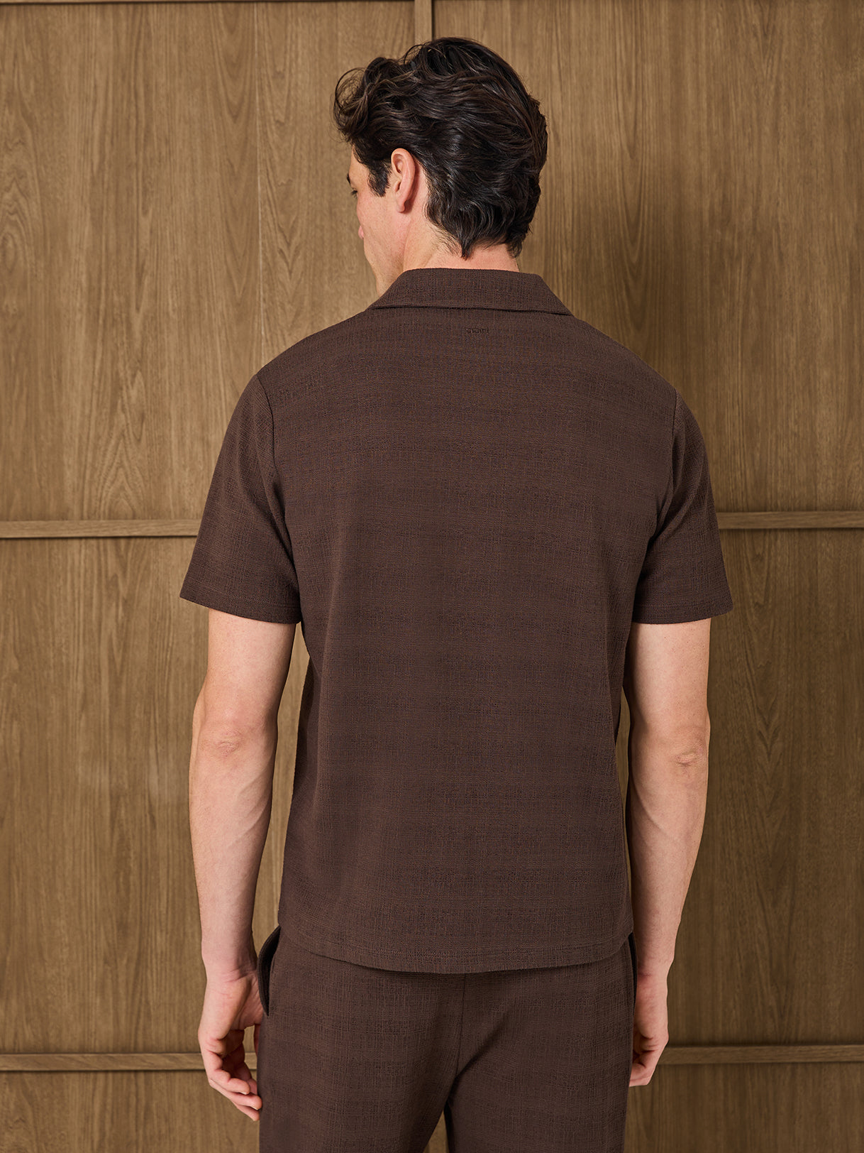 DUNE RESORT SHIRT - DARK CHOCOLATE