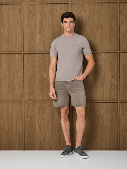 SERA BOUCLE T-SHIRT - MIST