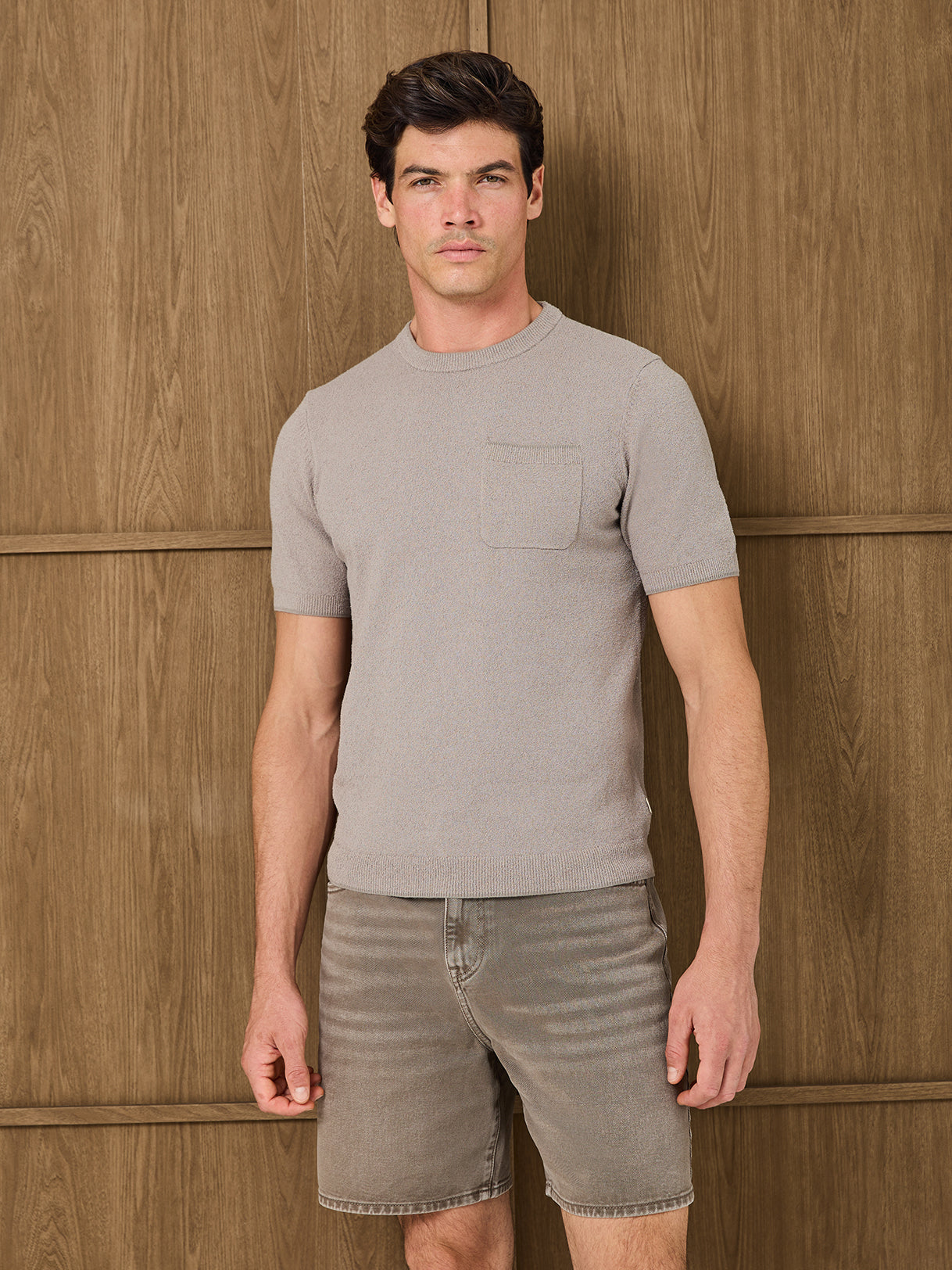 SERA BOUCLE T-SHIRT - MIST