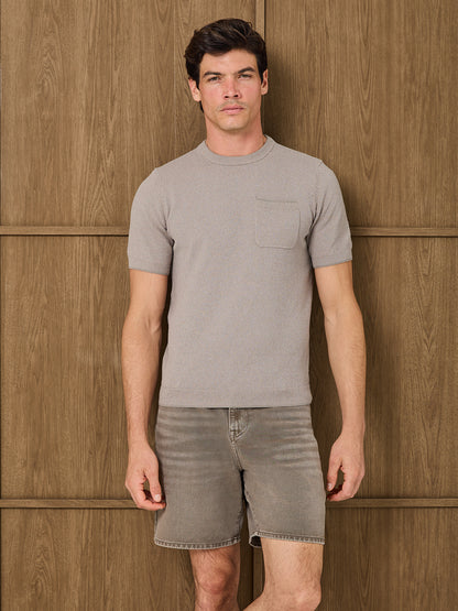 SERA BOUCLE T-SHIRT - MIST