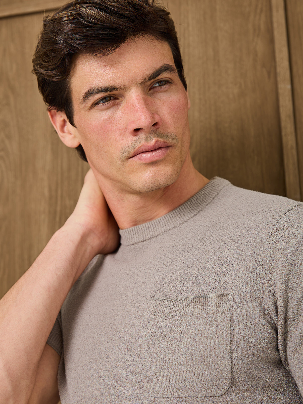 SERA BOUCLE T-SHIRT - MIST
