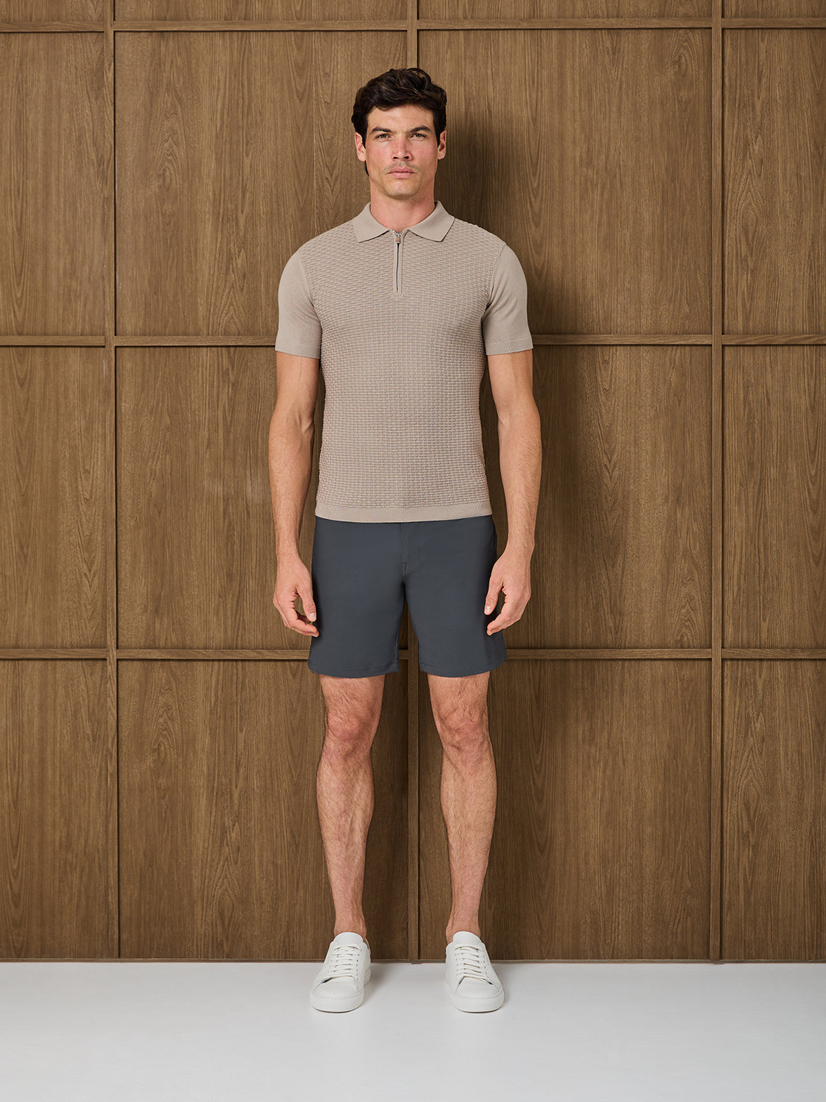 OREA KNITTED POLO - MOCHA
