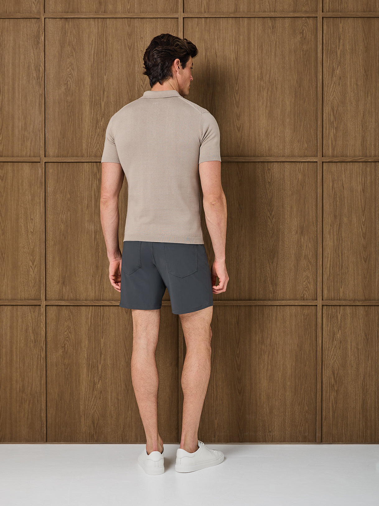 OREA KNITTED POLO - MOCHA