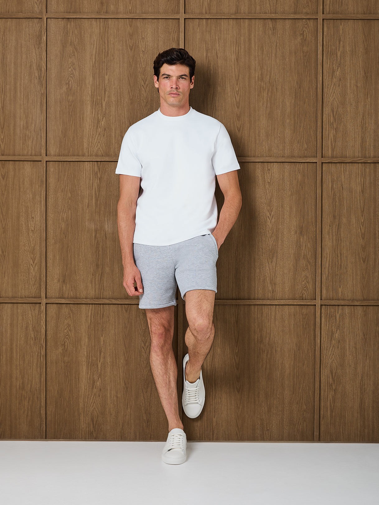 MONO SHORT - HEATHERGREY