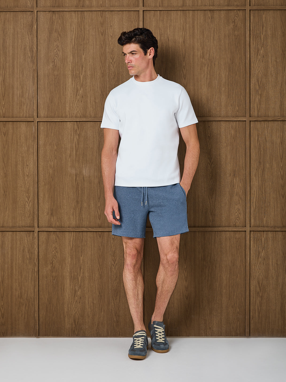 VERTU SHORT - COAST BLUE HEATHER