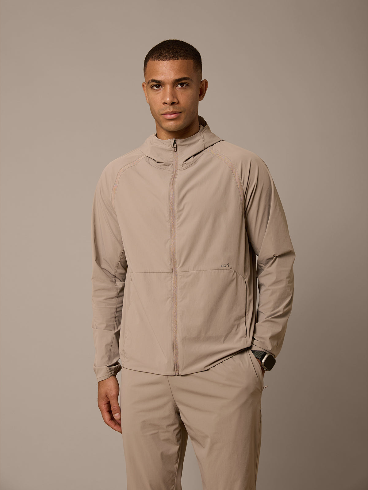 STRATA CORE FULL ZIP TRACKSUIT - MIST