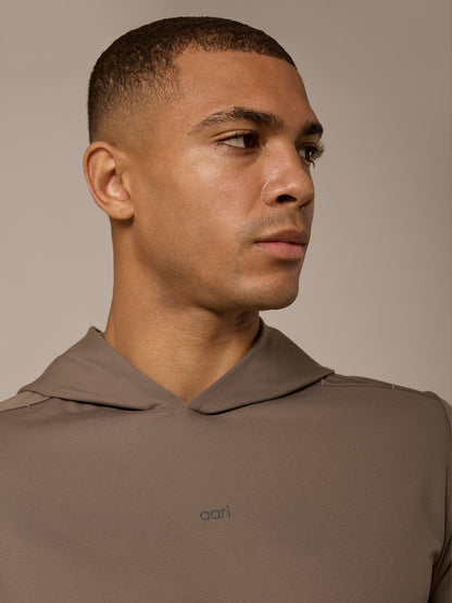 AERO LIGHTWEIGHT HOODED TRACKSUIT - MOCHA