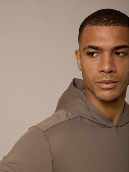 AERO LIGHTWEIGHT HOODED TRACKSUIT - MOCHA