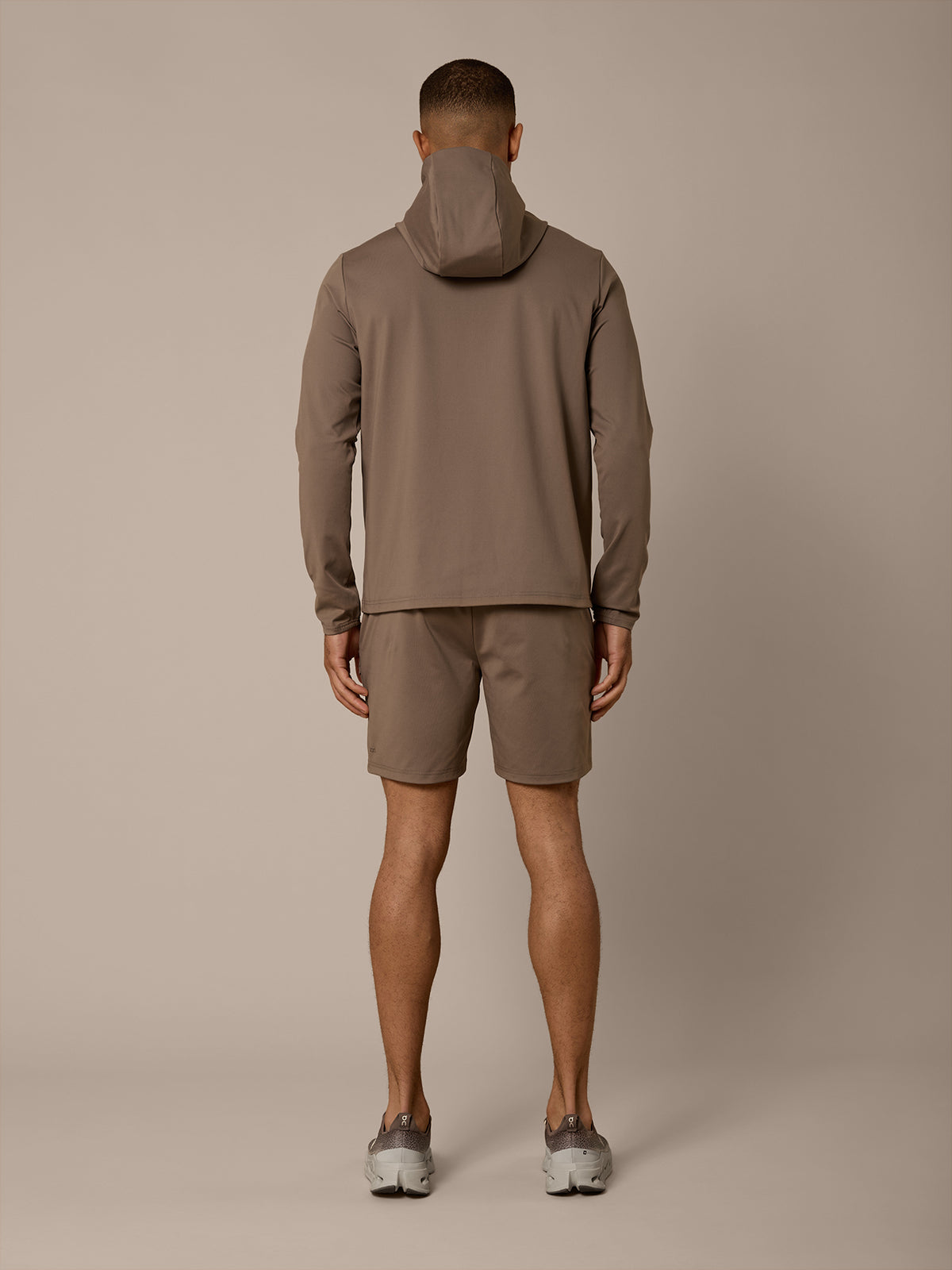 AERO LIGHTWEIGHT FULL ZIP TWINSET - MOCHA