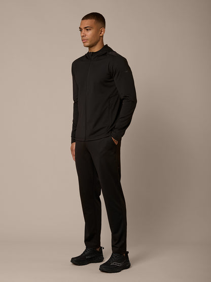 AERO LIGHTWEIGHT  FULL ZIP TRACKSUIT - BLACK