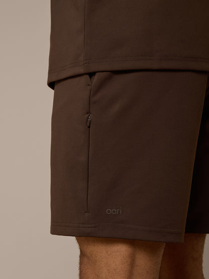 AERO LIGHTWEIGHT SHORT - DARK CHOCOLATE