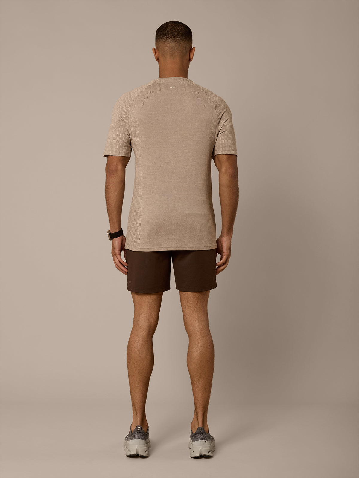 VEIL SEAMLESS TEE - MIST/CANDLELIGHT WHITE