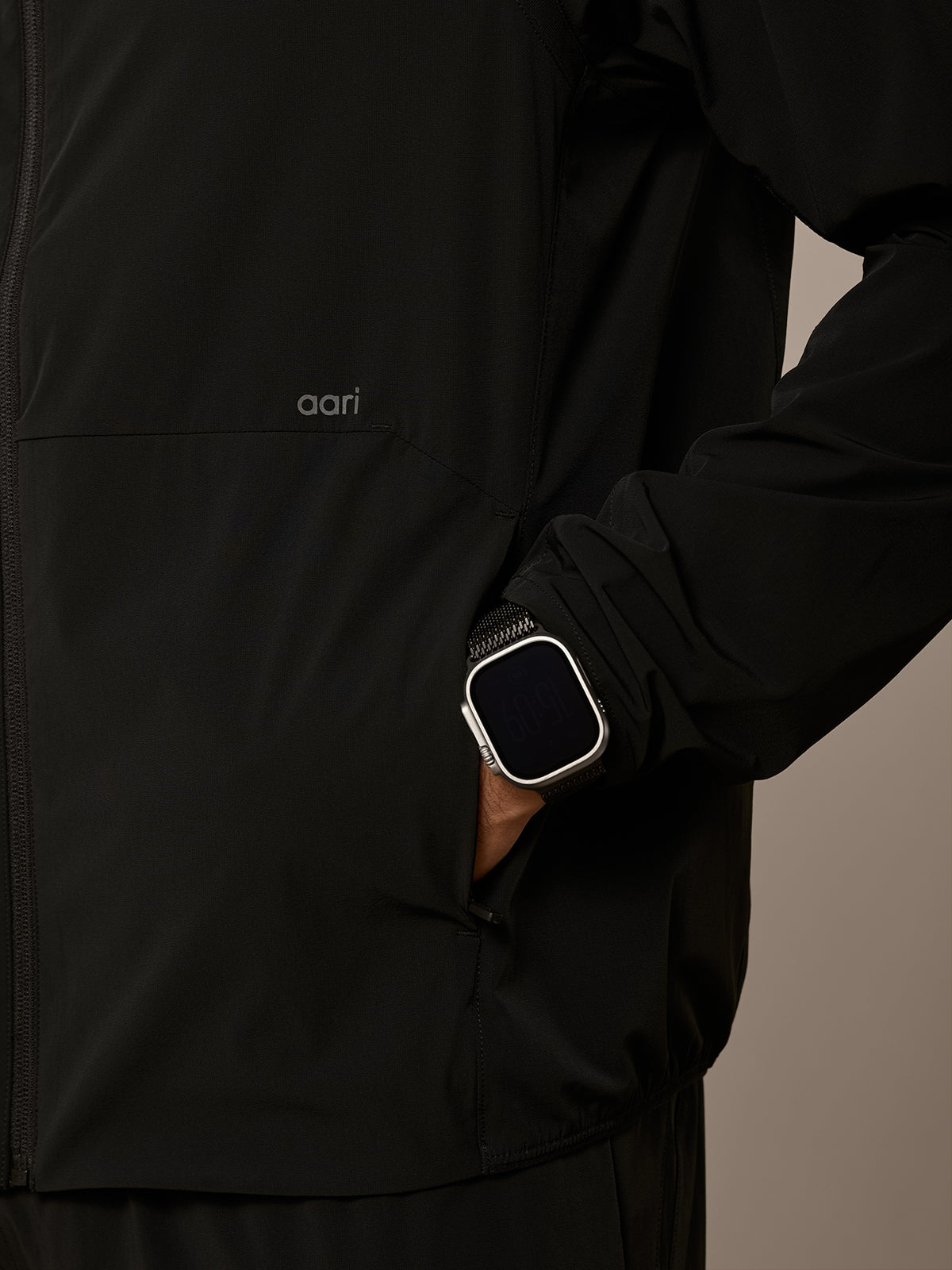 STRATA CORE FULL ZIP TRACKSUIT - BLACK