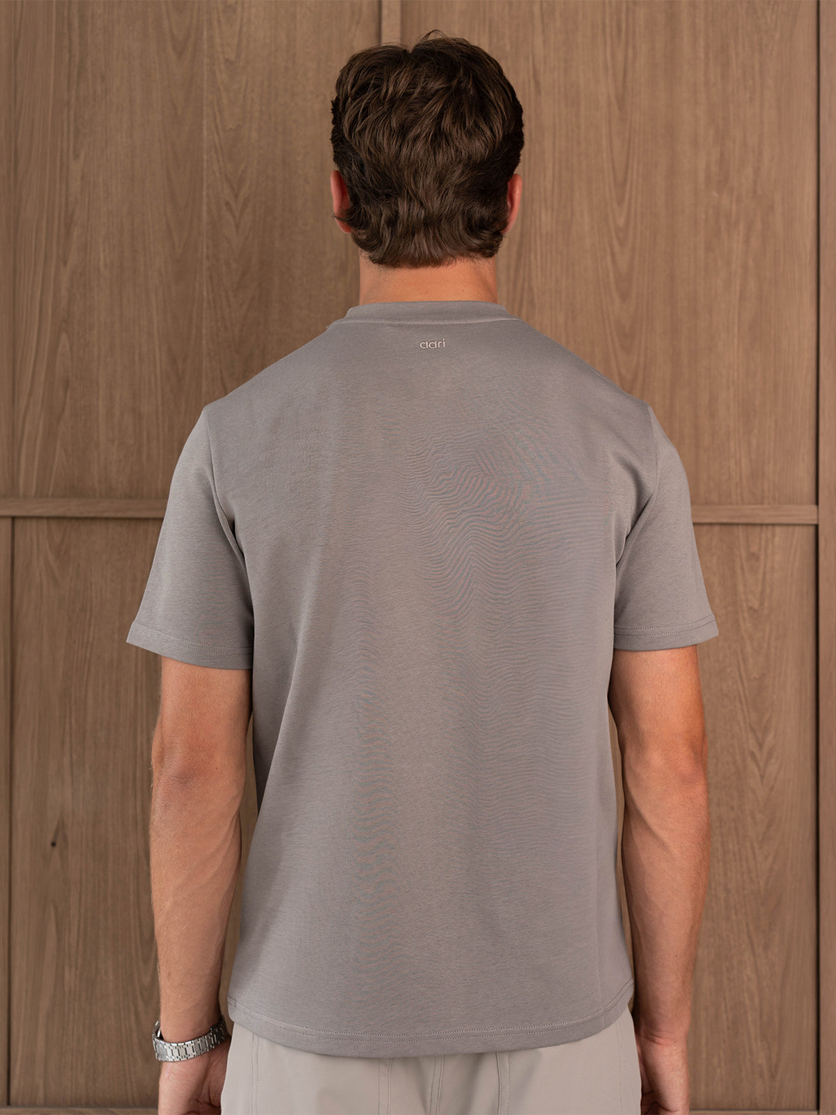AYON POCKET T-SHIRT  - MOCHA