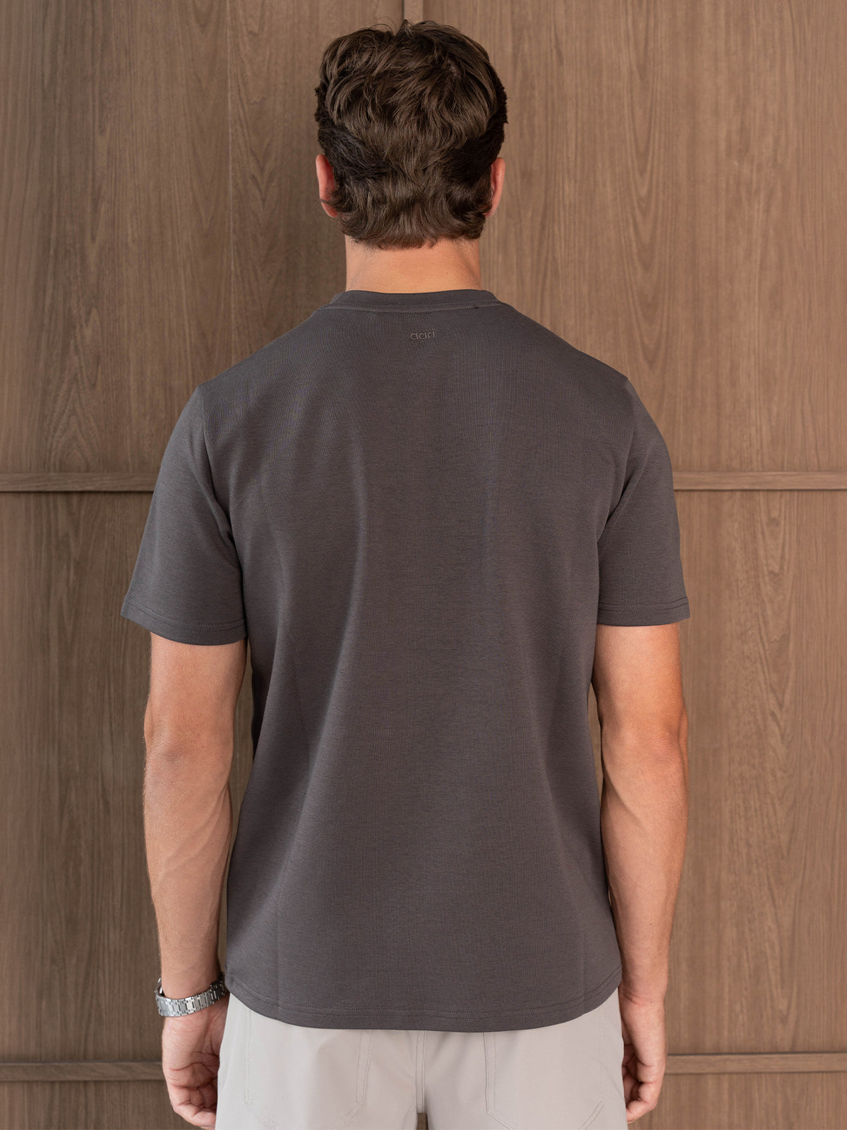 AYON POCKET T-SHIRT  - DARK CHOCOLATE