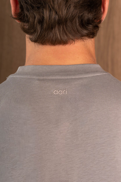 AYON POCKET T-SHIRT  - MOCHA