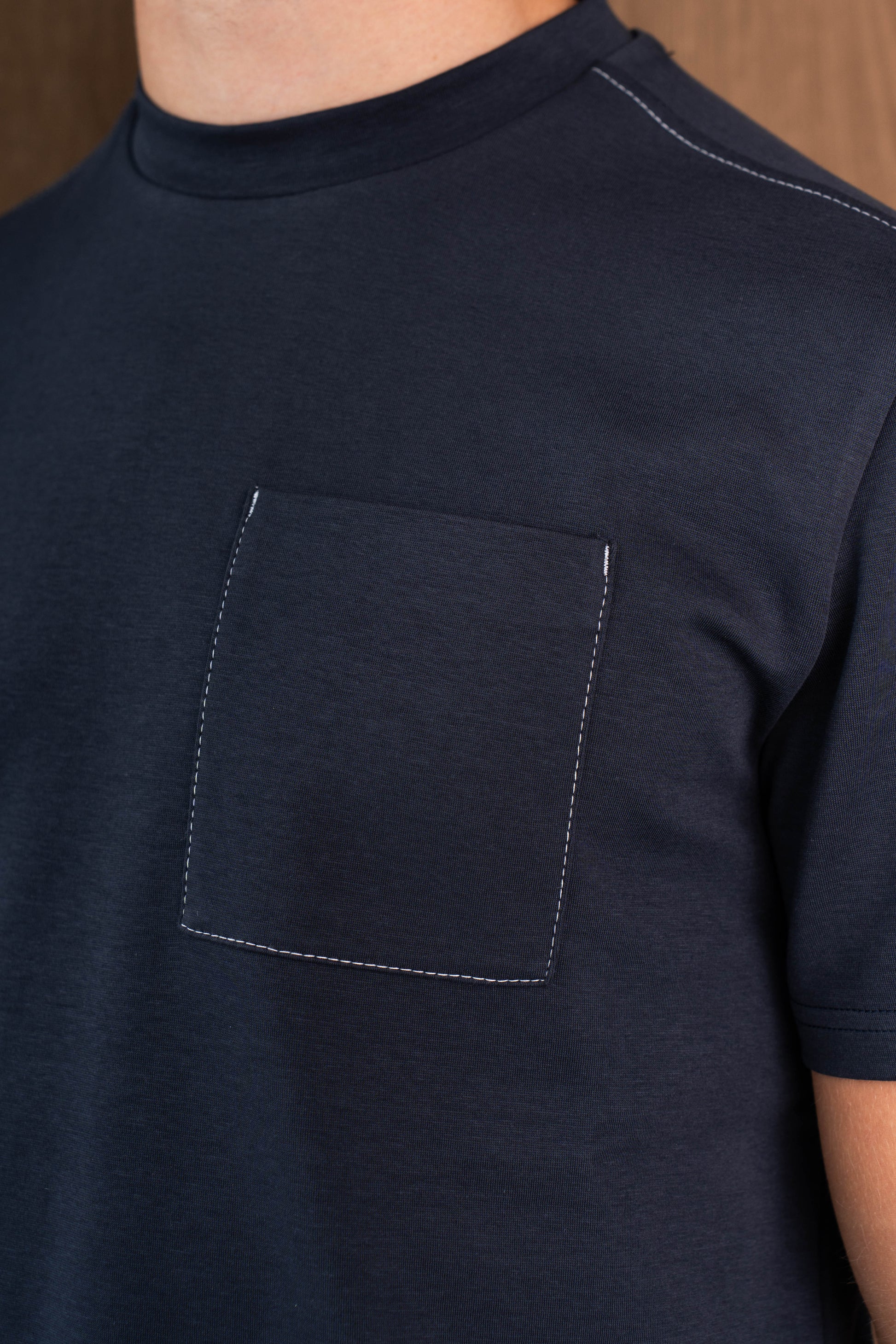 AYON POCKET T-SHIRT  - MIDNIGHT