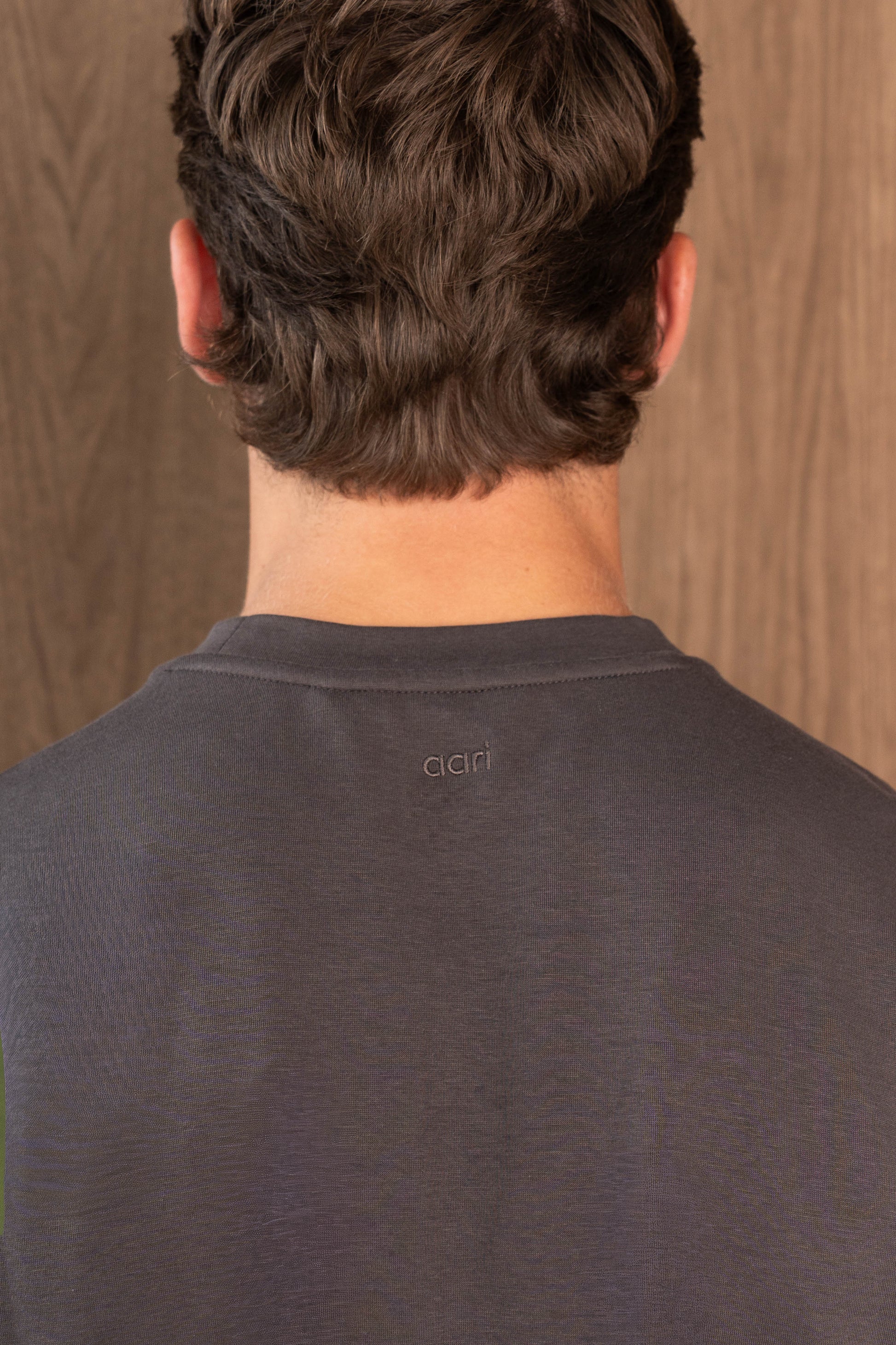 AYON POCKET T-SHIRT  - DARK CHOCOLATE