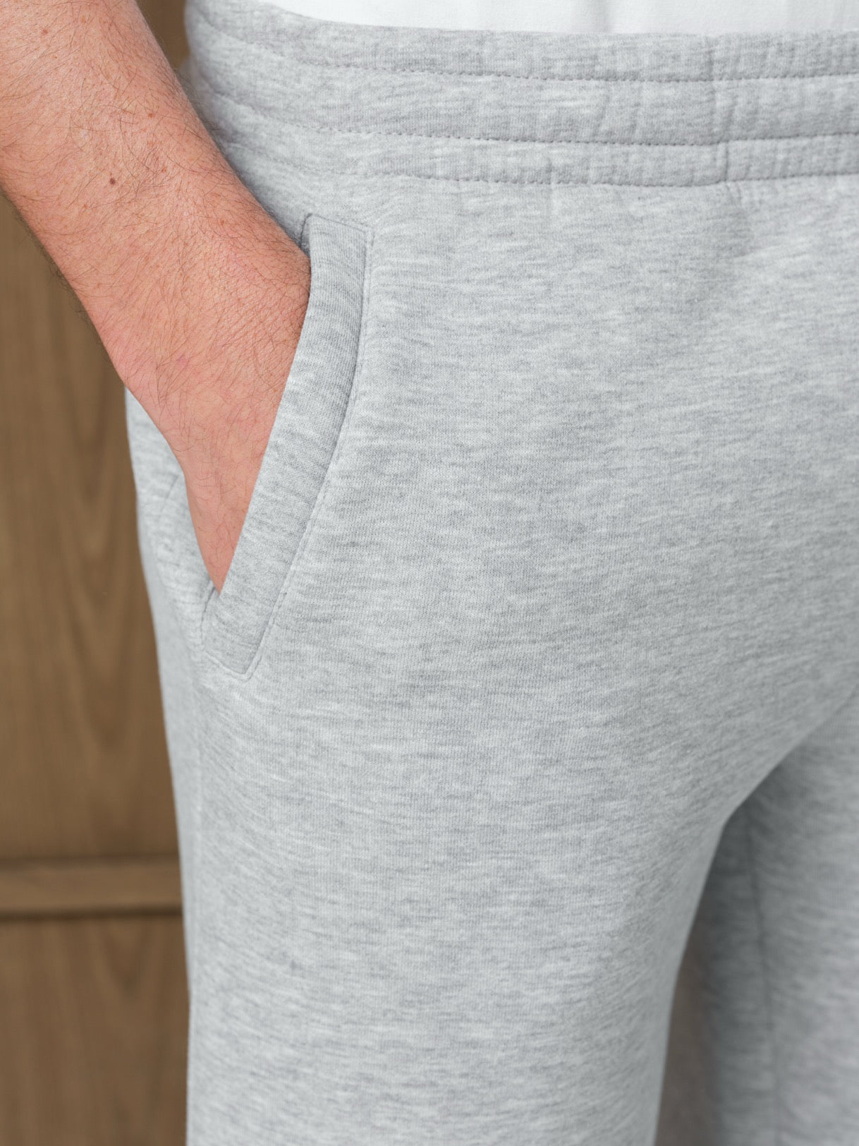 MONO FLEECE PANT  - GREY HEATHER