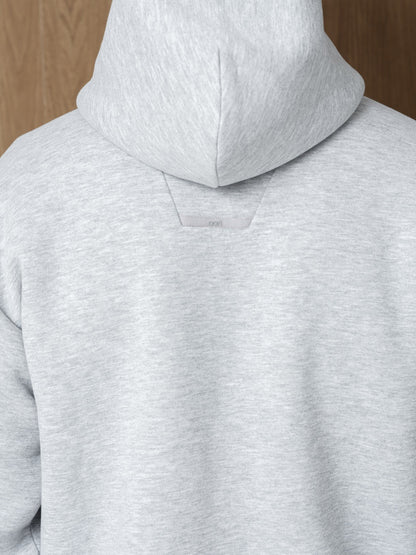 MONO HOOD - GREY HEATHER