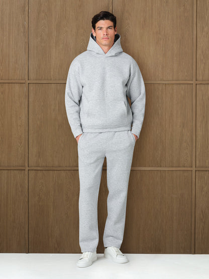 MONO HOOD - GREY HEATHER