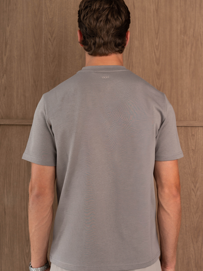 AYON POCKET T-SHIRT  - MOCHA