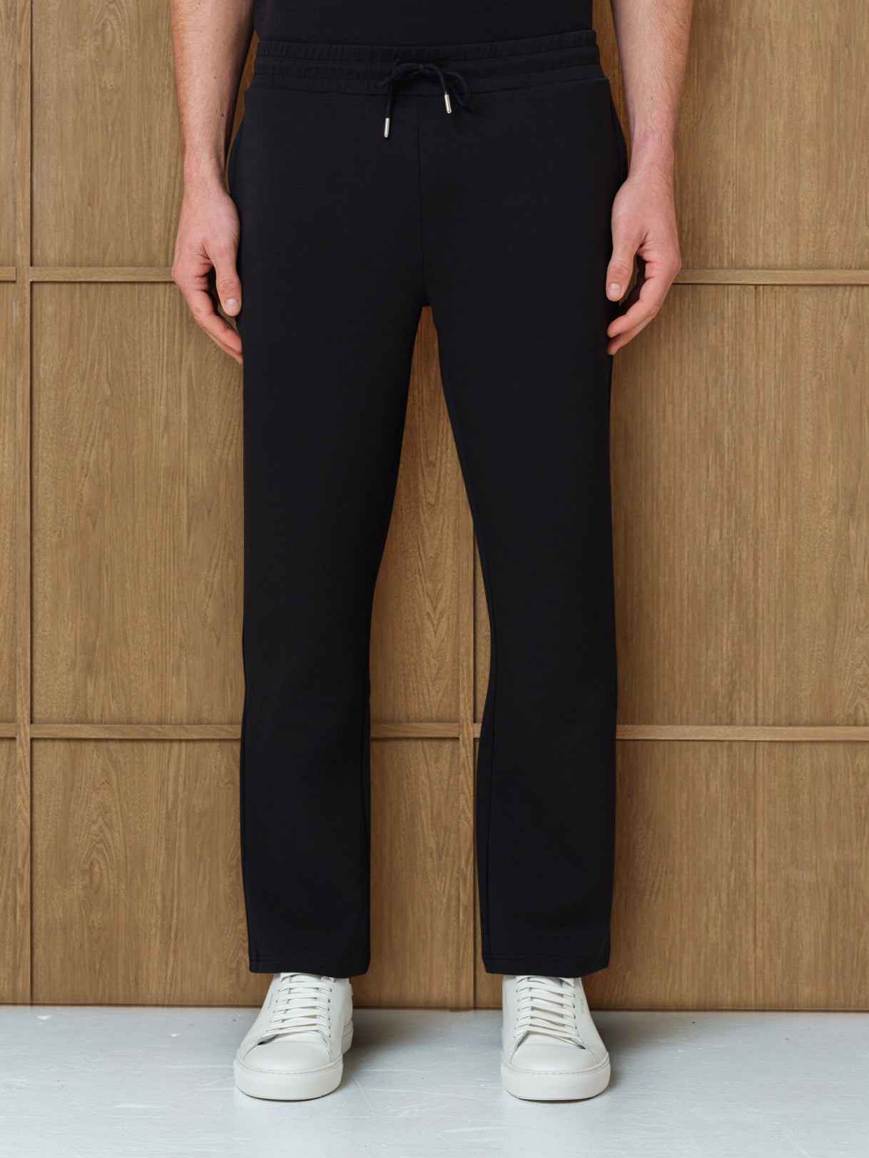 VERTU INTERLOCK PANT  - BLACK