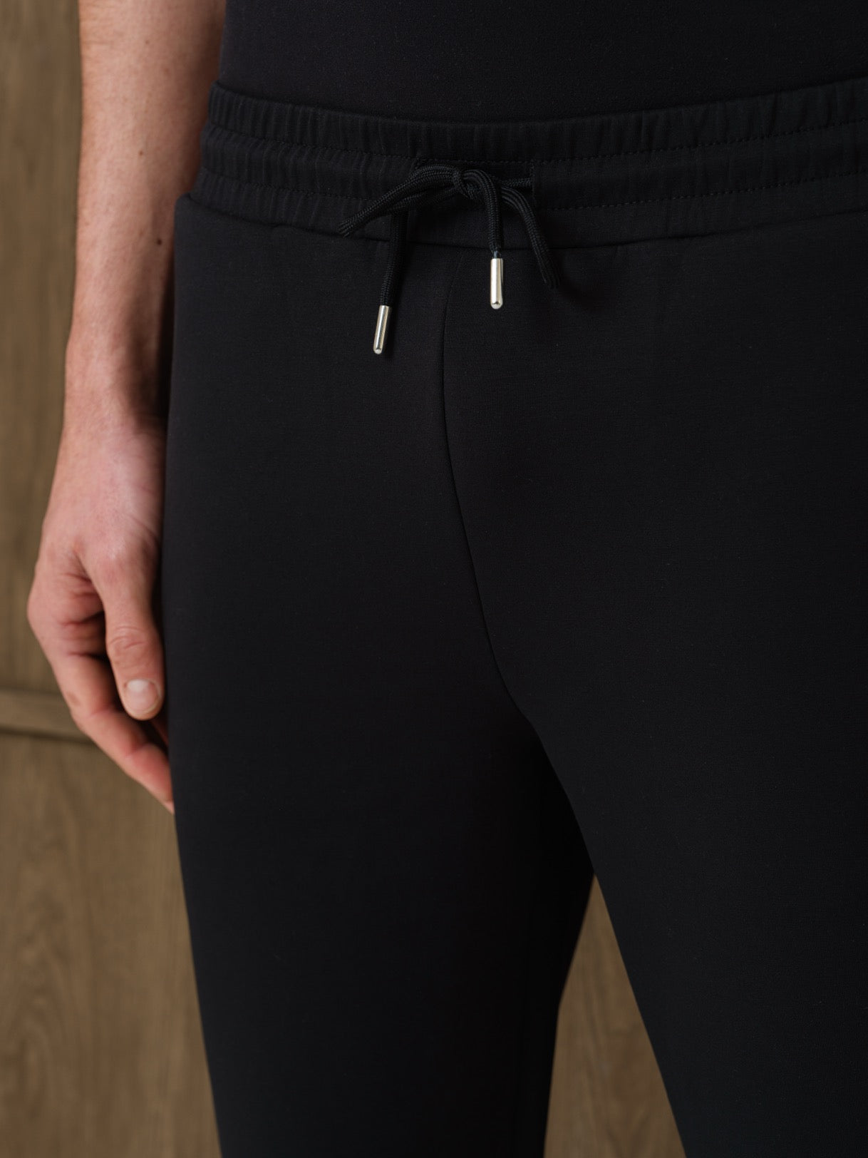 VERTU INTERLOCK PANT  - BLACK