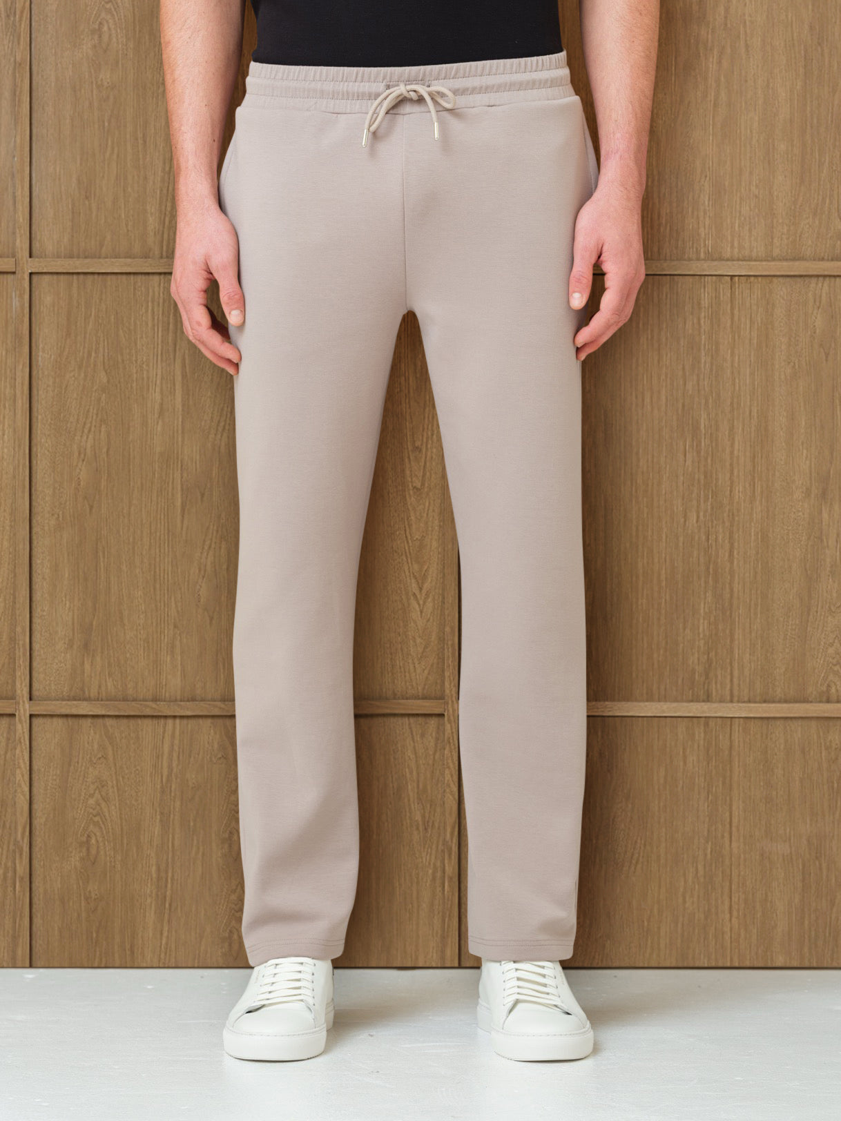 VERTU INTERLOCK PANT  - MIST HEATHER