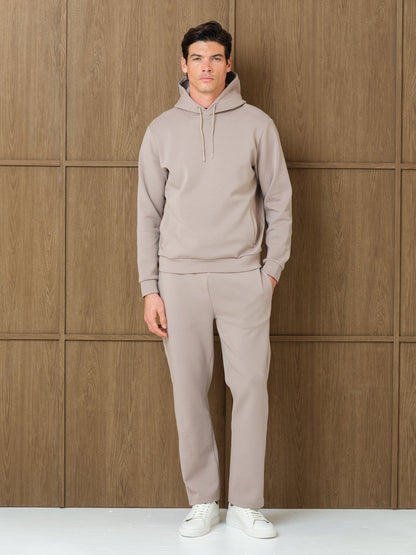VERTU INTERLOCK HOOD - MIST HEATHER