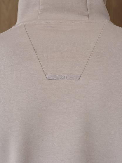 VERTU INTERLOCK HOOD - MIST HEATHER